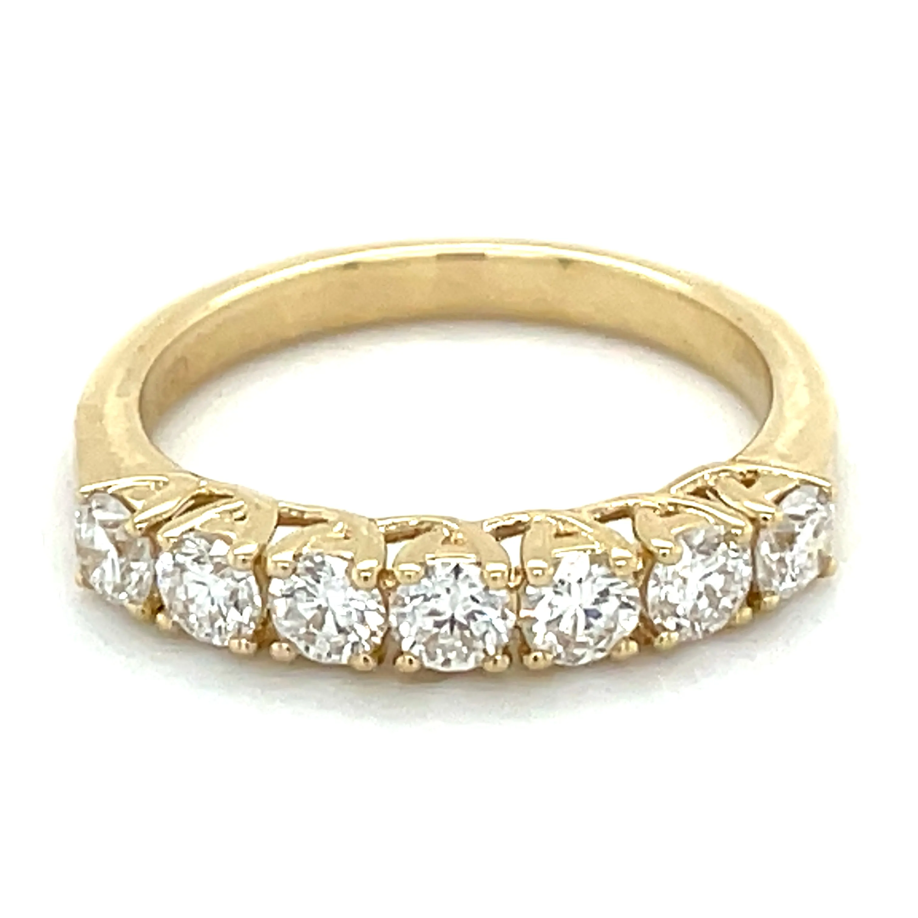 14ct Yellow Gold Laboratory Grown .77ct Diamond Eternity Ring