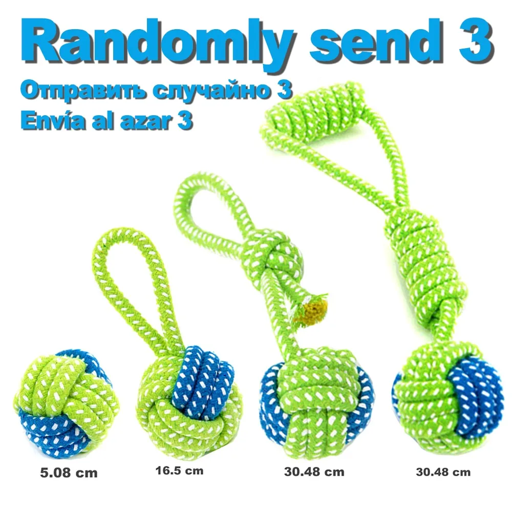 7 Pack Pet Dog Toys Ball Toothbrush Interactive  Chew Toy Accessories