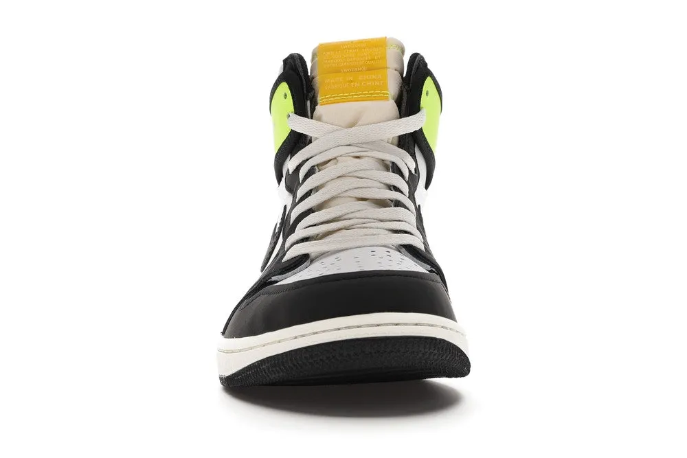 Air Jordan 1 Retro High White Black Volt University Gold