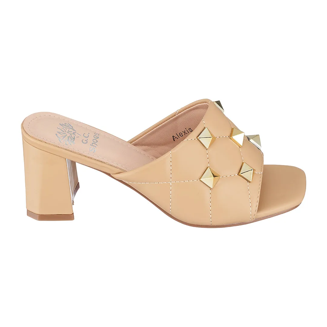 Alexis Nude Heeled Sandals