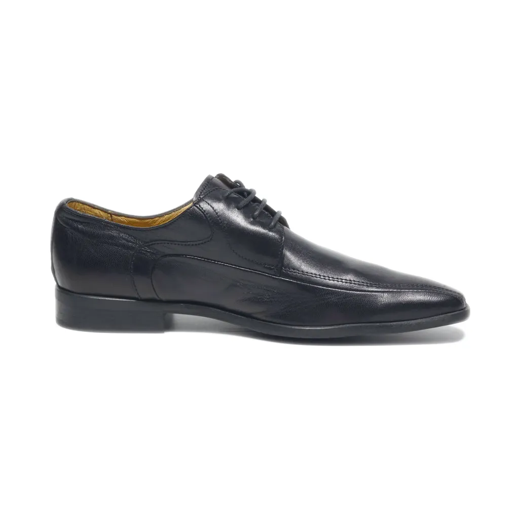 Andrea Bruni Formal Lace Ups Leather Black Colour For Men