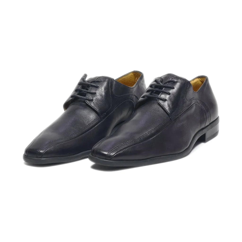 Andrea Bruni Formal Lace Ups Leather Black Colour For Men