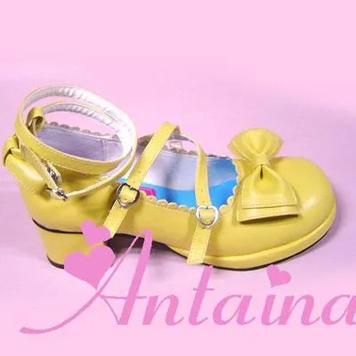 Antaina~Sweet Chunky Heels Lolita Shoes Size 37-40