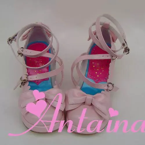 Antaina~Sweet Chunky Heels Lolita Shoes Size 37-40