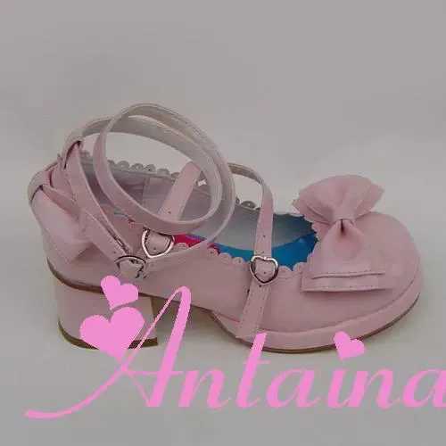 Antaina~Sweet Chunky Heels Lolita Shoes Size 37-40