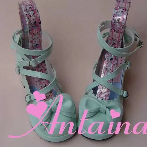 Antaina~Sweet Chunky Heels Lolita Shoes Size 37-40