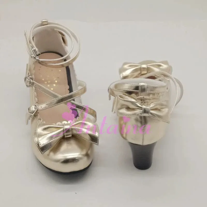 Antaina~Sweet Chunky Heels Lolita Shoes Size 37-40