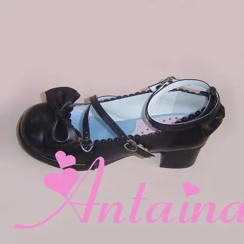 Antaina~Sweet Chunky Heels Lolita Shoes Size 37-40