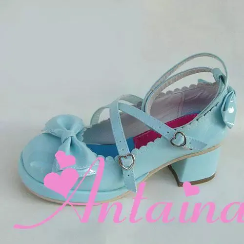 Antaina~Sweet Chunky Heels Lolita Shoes Size 37-40