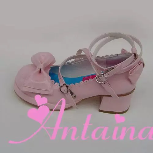 Antaina~Sweet Chunky Heels Lolita Shoes Size 37-40