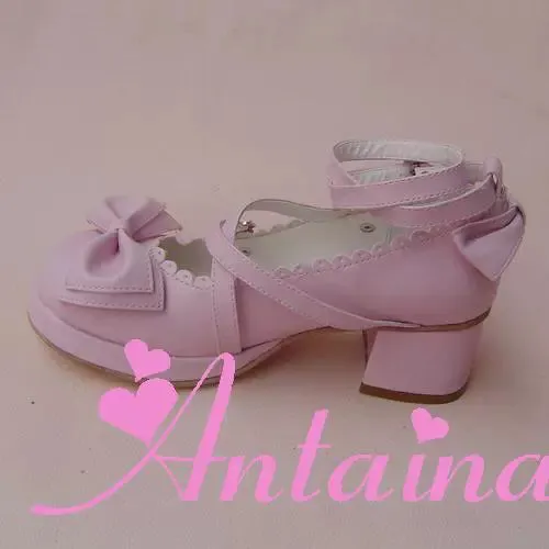 Antaina~Sweet Chunky Heels Lolita Shoes Size 37-40