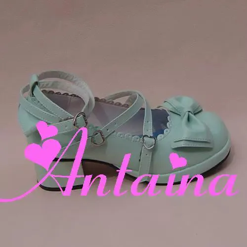 Antaina~Sweet Chunky Heels Lolita Shoes Size 37-40