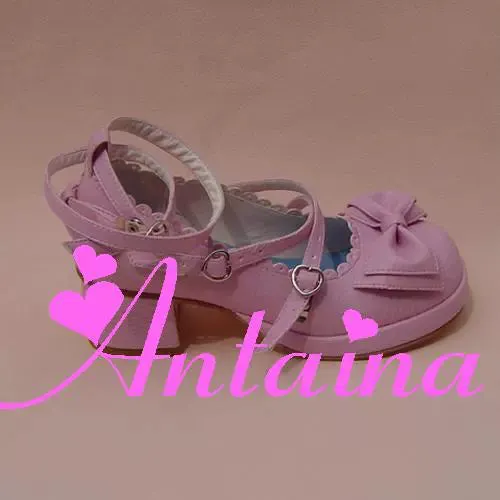 Antaina~Sweet Chunky Heels Lolita Shoes Size 37-40