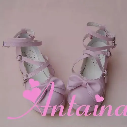 Antaina~Sweet Chunky Heels Lolita Shoes Size 37-40