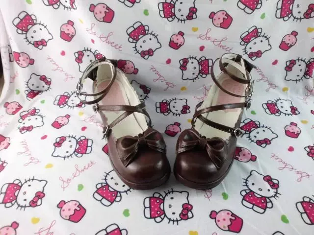 Antaina~Sweet Chunky Heels Lolita Shoes Size 37-40