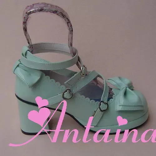 Antaina~Sweet Chunky Heels Lolita Shoes Size 37-40