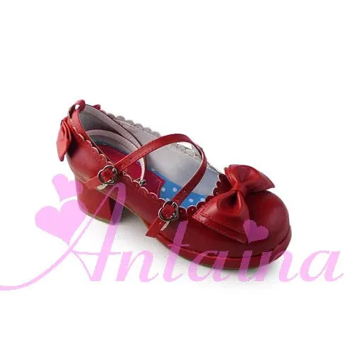 Antaina~Sweet Chunky Heels Lolita Shoes Size 37-40