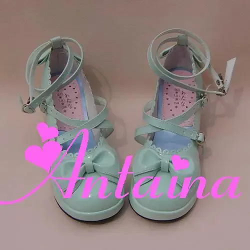 Antaina~Sweet Chunky Heels Lolita Shoes Size 37-40