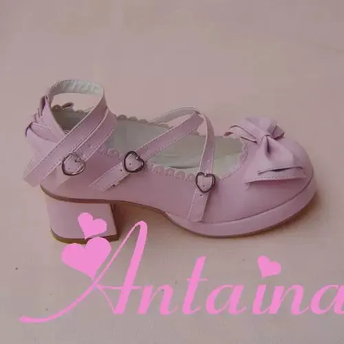 Antaina~Sweet Chunky Heels Lolita Shoes Size 37-40