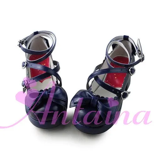 Antaina~Sweet Chunky Heels Lolita Shoes Size 37-40