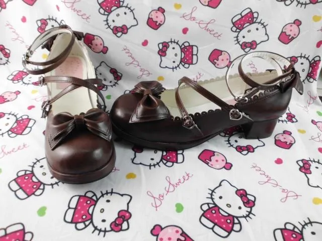 Antaina~Sweet Chunky Heels Lolita Shoes Size 37-40