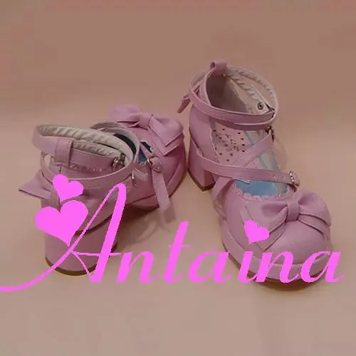 Antaina~Sweet Chunky Heels Lolita Shoes Size 37-40