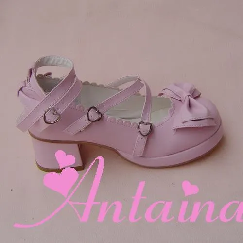 Antaina~Sweet Chunky Heels Lolita Shoes Size 37-40