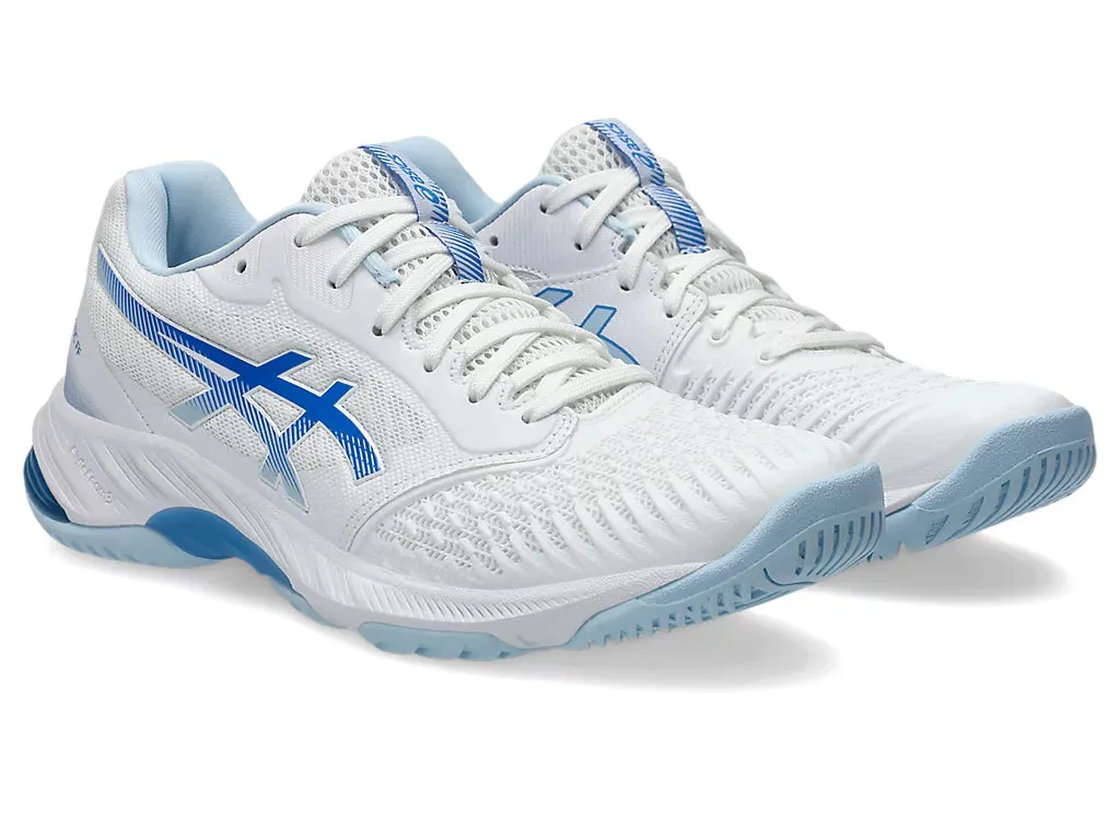 Asics Netburner Ballistic FF 3 Womens White/Blue Coast