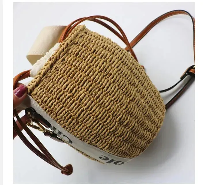 Bags 10A Shopping Designer S Handbags Shoulder Cross Body Fashion Tote Bag Ladies Purse Lady Straw Woven Summer Beach Bucket houlder traw ummer