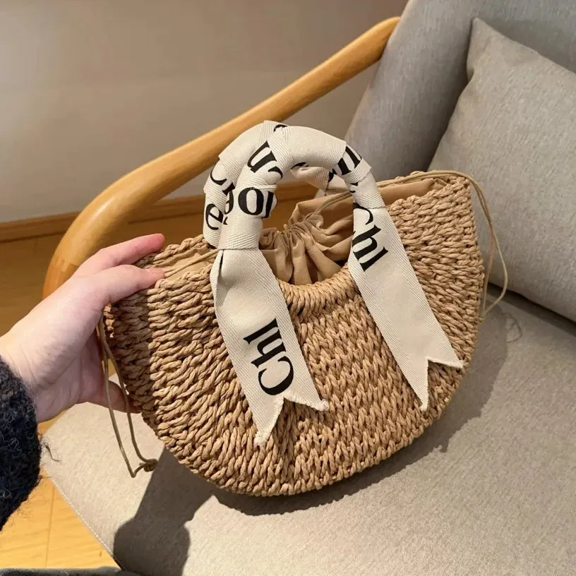 Bags 10A Shopping Designer S Handbags Shoulder Cross Body Fashion Tote Bag Ladies Purse Lady Straw Woven Summer Beach Bucket houlder traw ummer