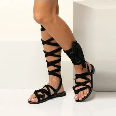 Beach strap flat sandals