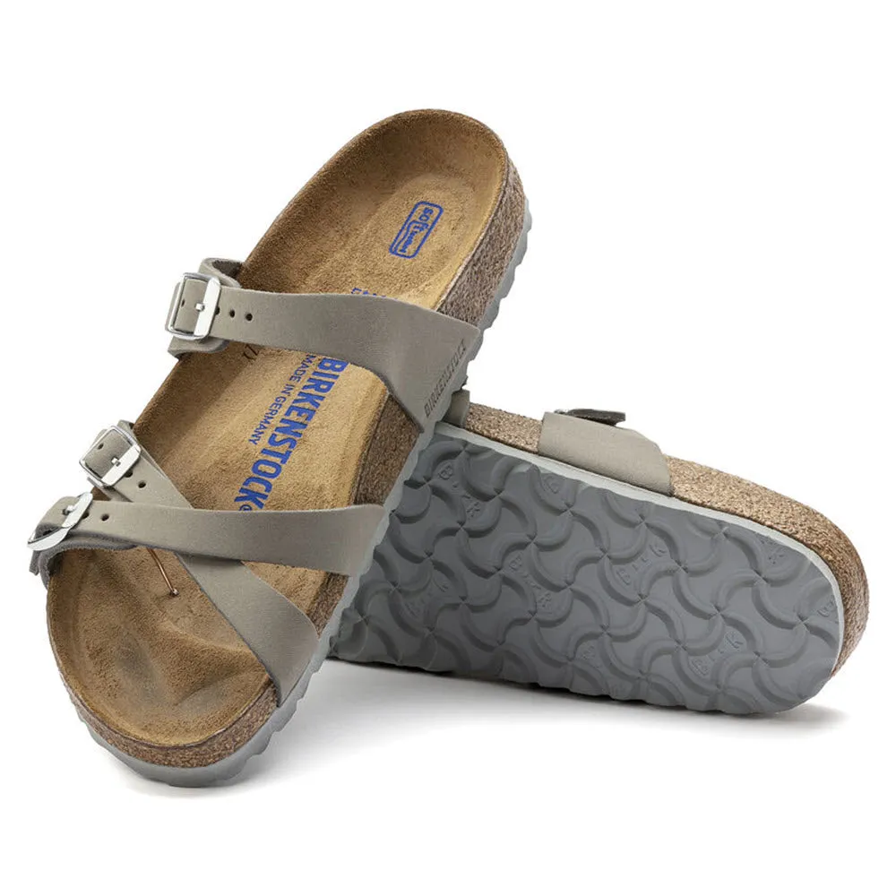 BIRKENSTOCK FRANCA DOVE GRAY NUBUCK - WOMENS