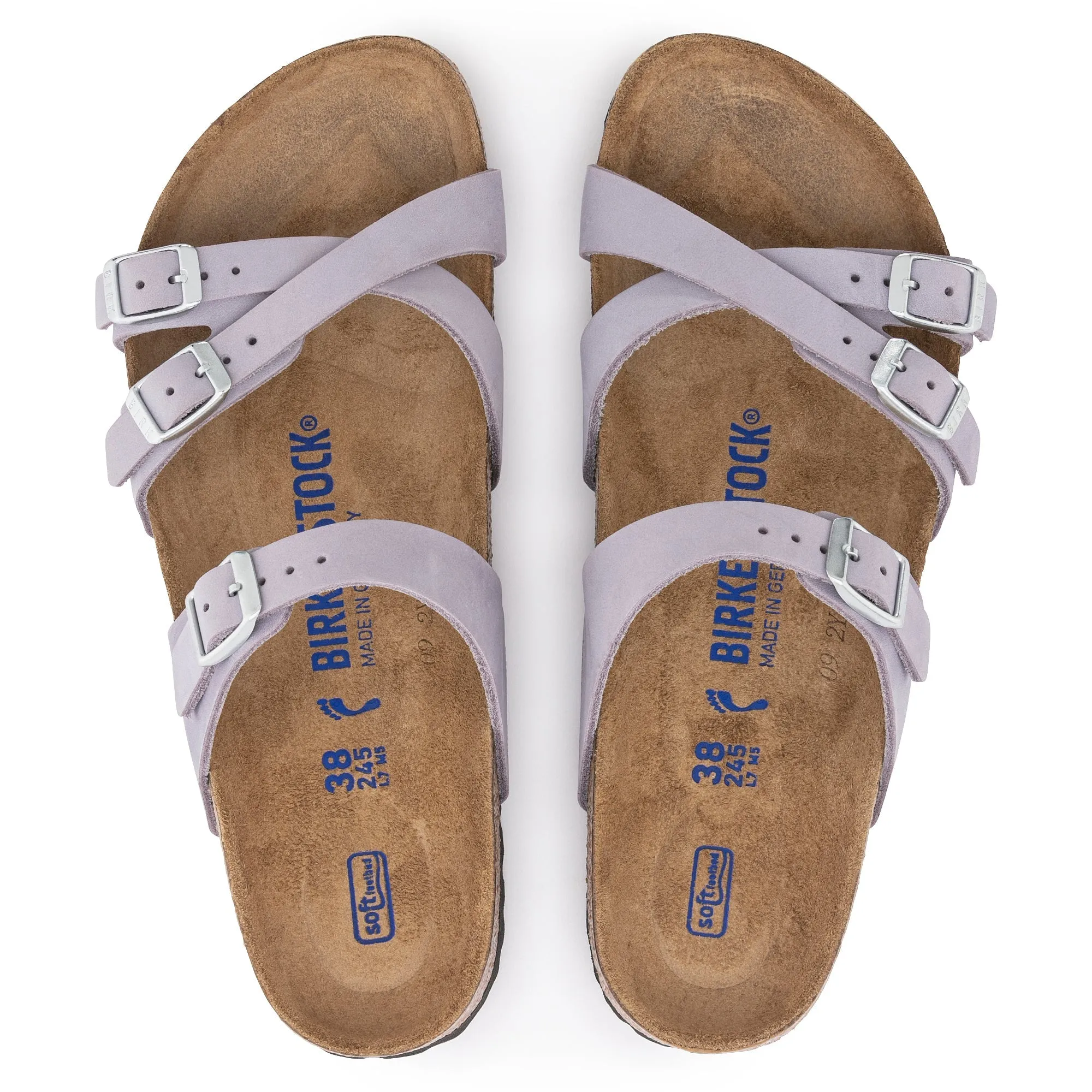 Birkenstock Franca Soft Footbed Nubuck Leather Women's