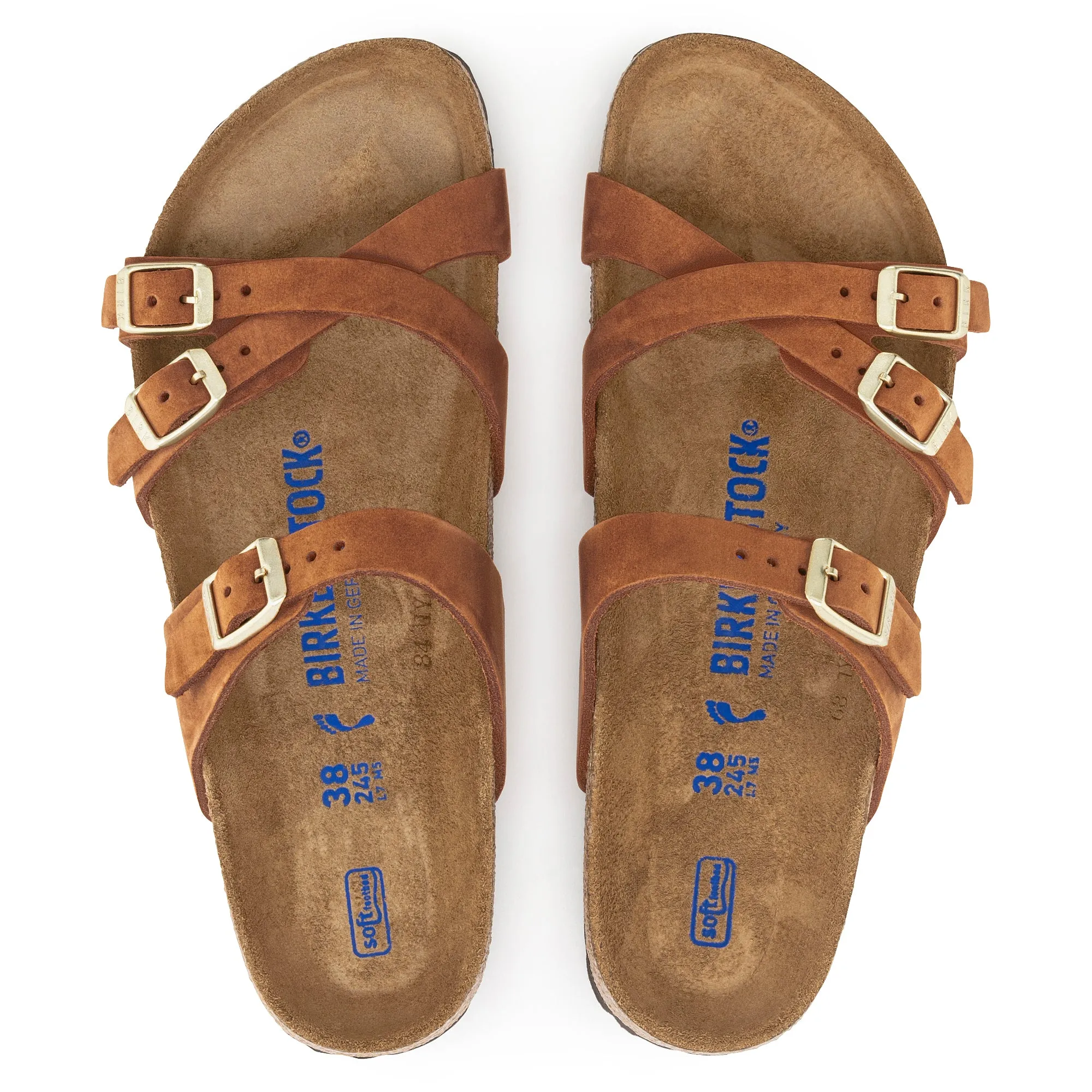 Birkenstock Franca Soft Footbed Nubuck Leather Women's