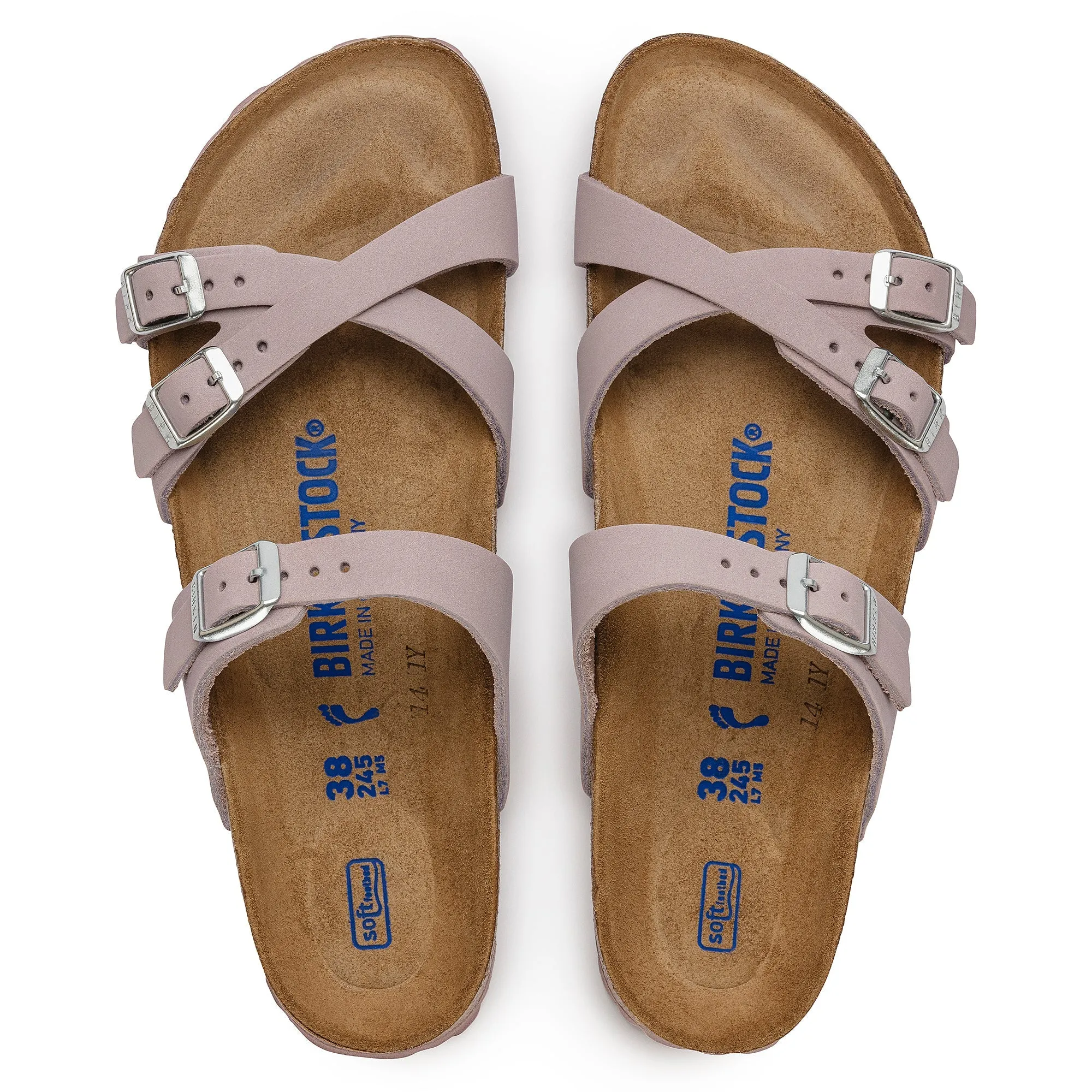 Birkenstock Franca Soft Footbed Nubuck Leather Women's