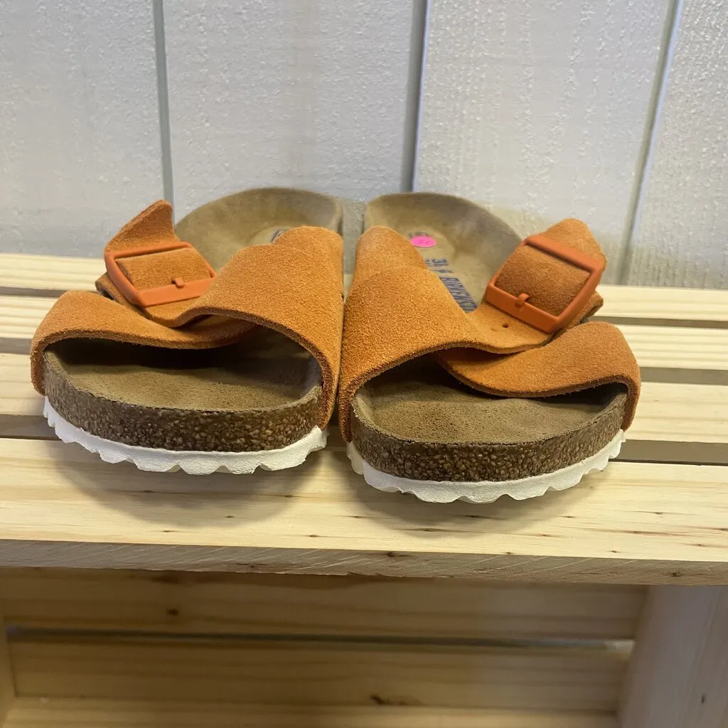 Birkenstock Siena SFB LEVE Russet Orange Mules - Size 38