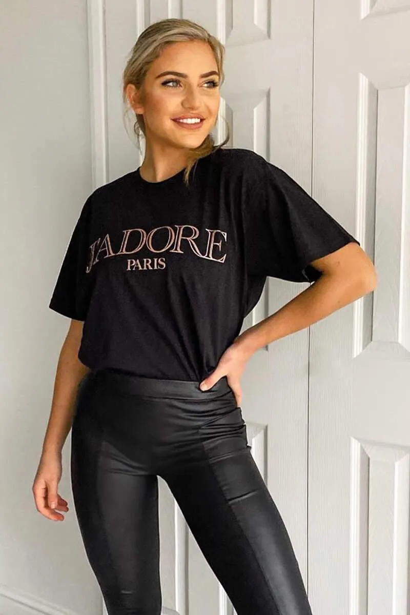 Black Jadore T shirt