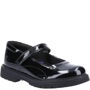 Black XL Tally Senior Patent School Shoes