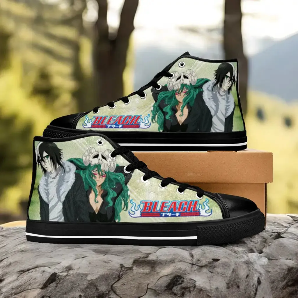 Bleach Nelliel Tu Nel tu Ulquiorra Cifer Shoes High Top Sneakers for Kids and Adults