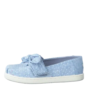 Bliss Speckled Chambray Dots Light Blue