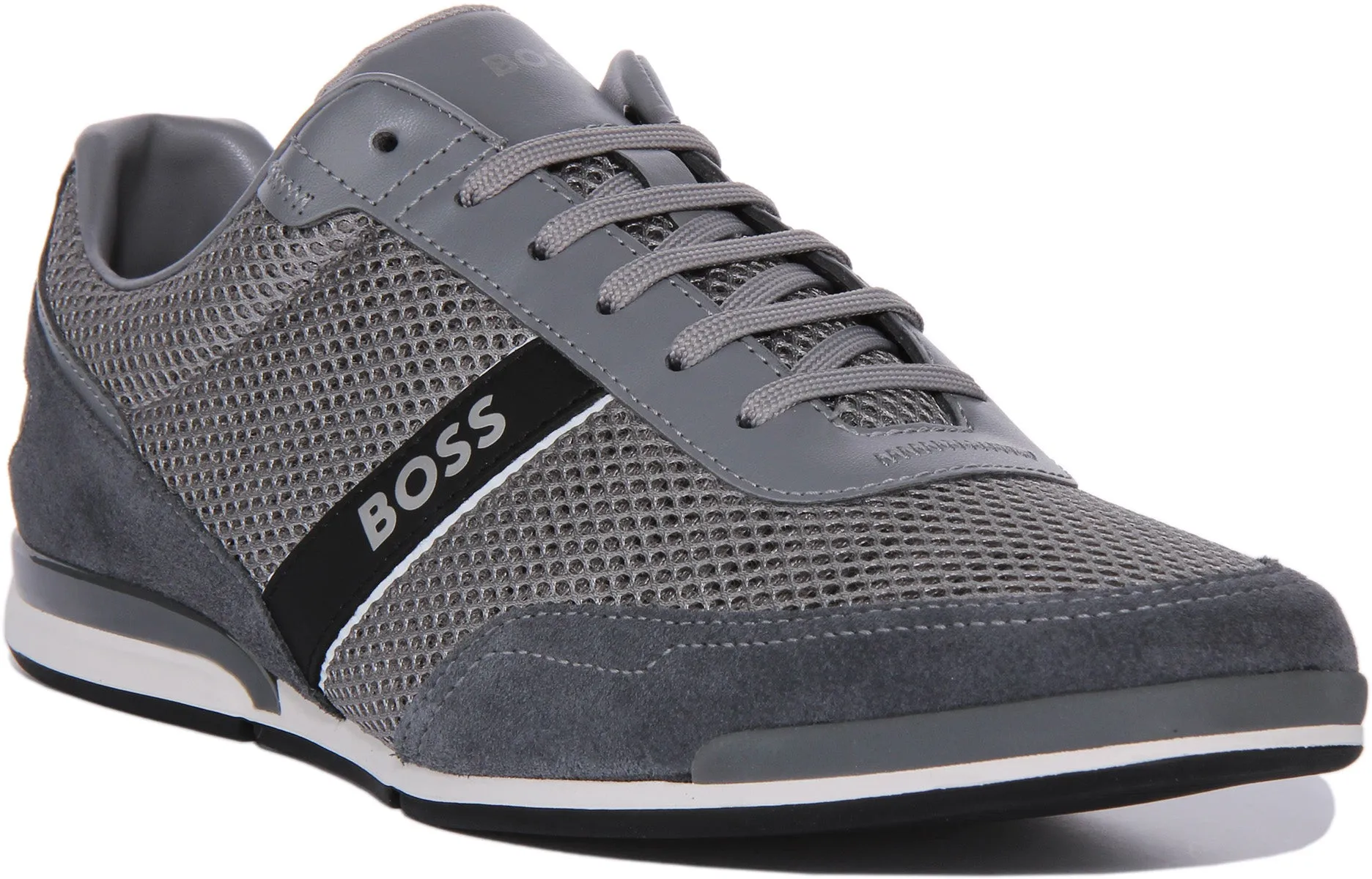 Boss Saturn Lowp In Grey For Men