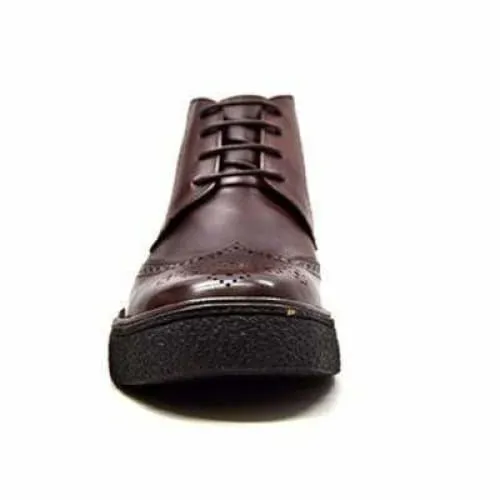 British Walkers Playboy Wingtip Men's Dark Brown Leather