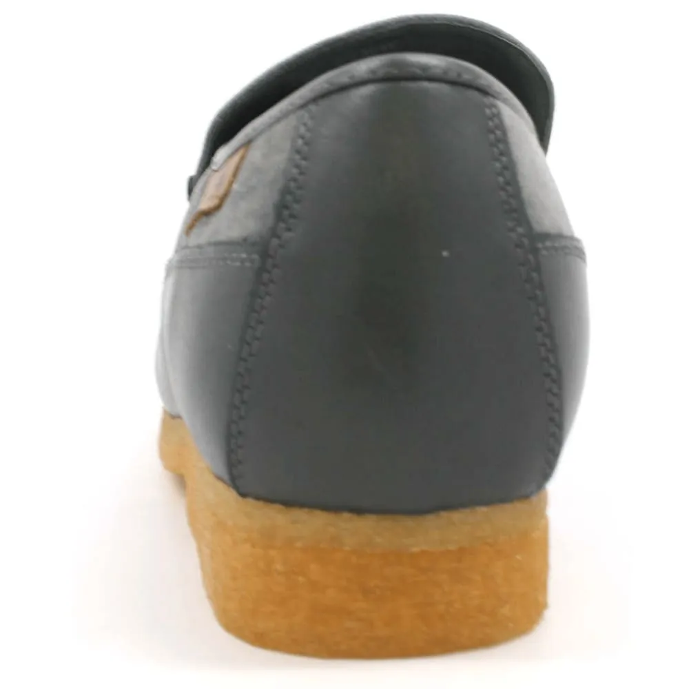 British Walkers Power Men's Crepe Sole Leathe and Suede Slip On Shoes