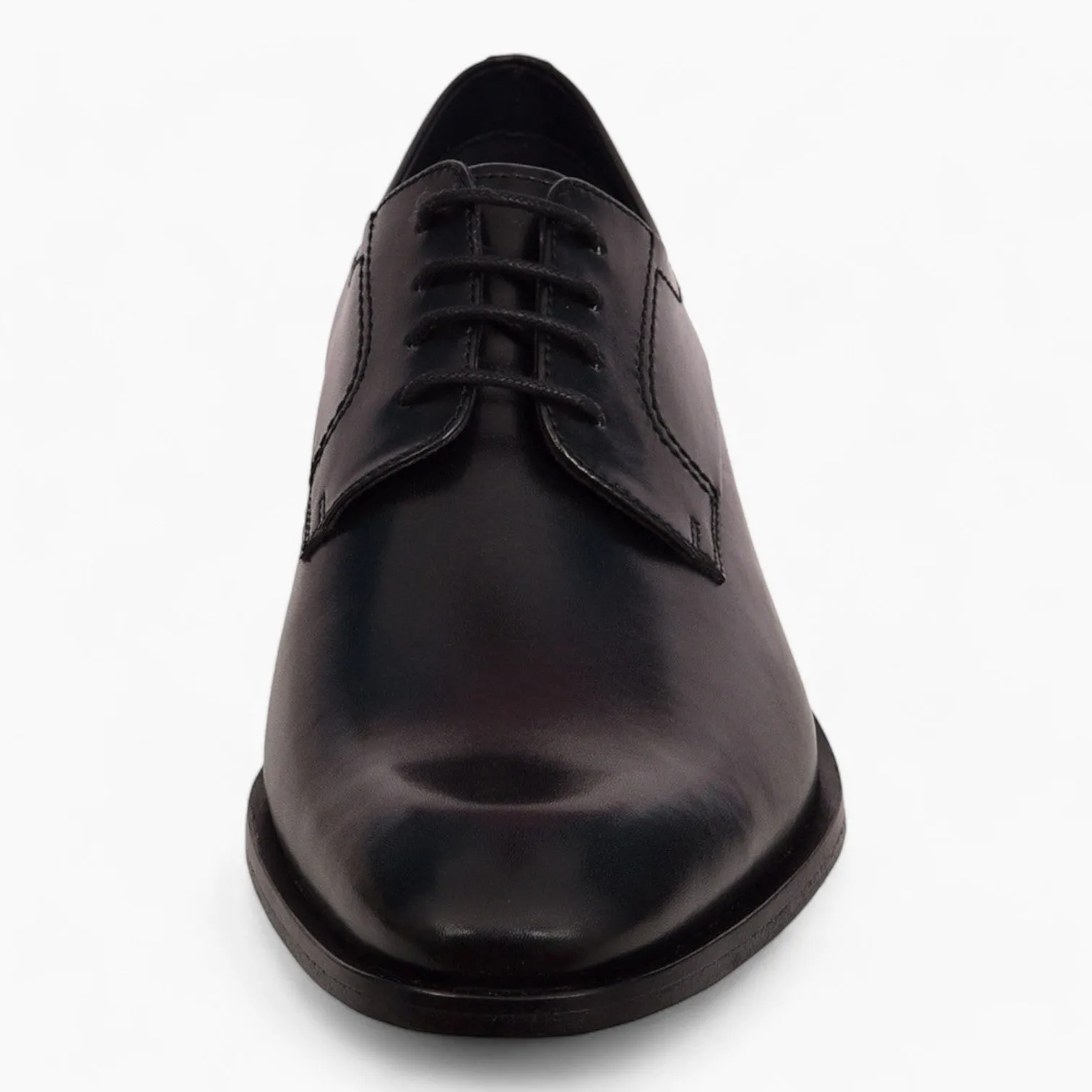 Bugatti Elegant Black Leather Derby Business Shoes