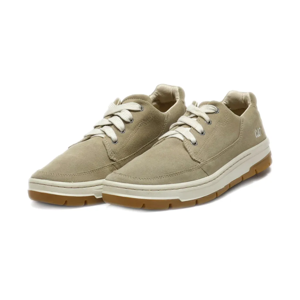 Caterpillar Grayledge Casual Lace Ups Suede Beige Colour For Men