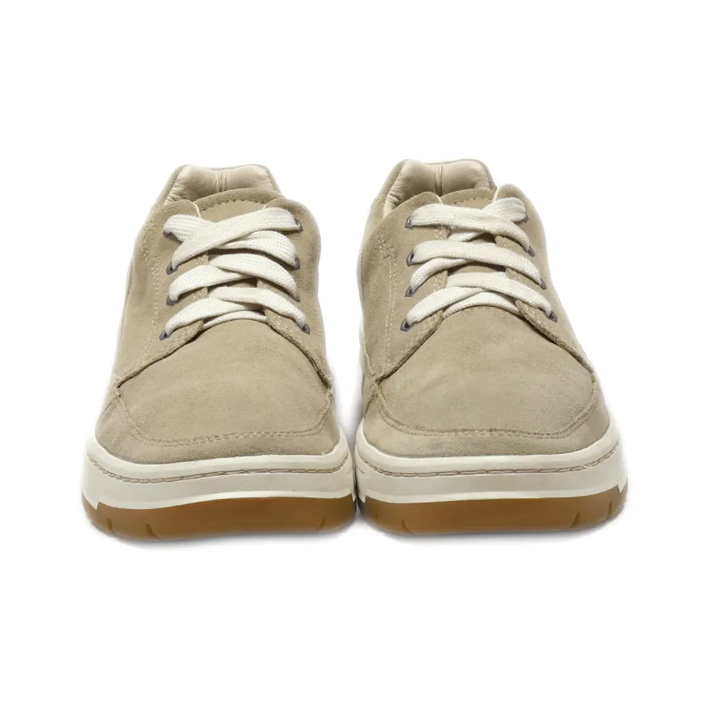 Caterpillar Grayledge Casual Lace Ups Suede Beige Colour For Men