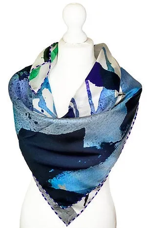 Clare OConnor Square Silk Scarf