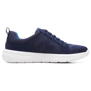 Clarks Ezera Lace Dark Navy Knit Sneaker (Women's)