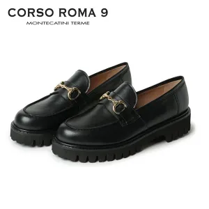 CORSO ROMA 9 コルソローマ9 ビットローファー 厚底 モカシン