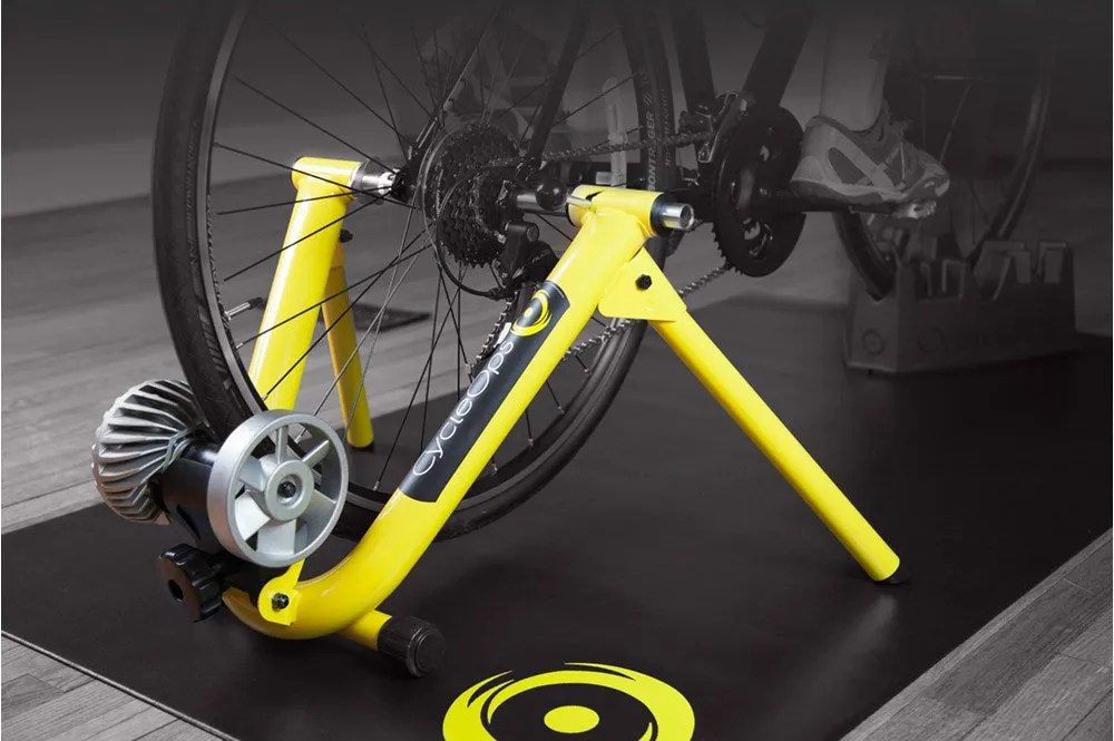 Cycleops Fluid Bike Bicycle Progressive Resistance Turbo Trainer Yellow Save £50 Now